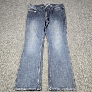 Wrangler Jeans Womens 17x32 Blue Boot Cut Retro Mae Stretch Denim 09MWZAH 36x30